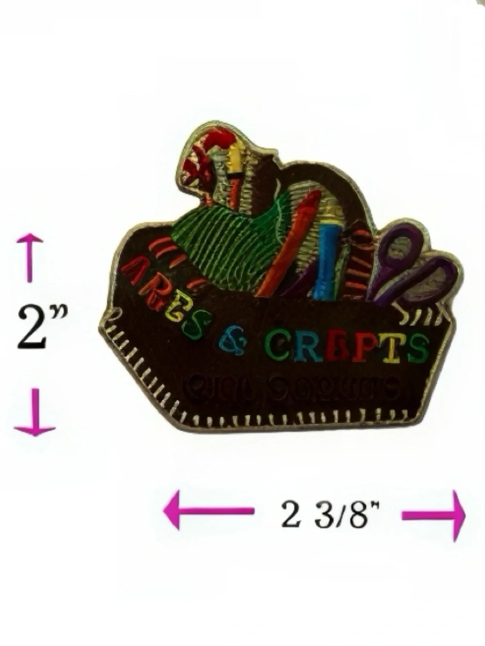 GIRL SCOUTS Iron-On FUN Patches Lot of 4 NWT Never Opened Vintage